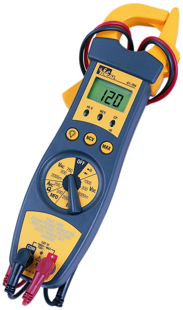 IDEAL 61704 CLAMP METER W/TRMS Gordon Electric Supply, Inc.